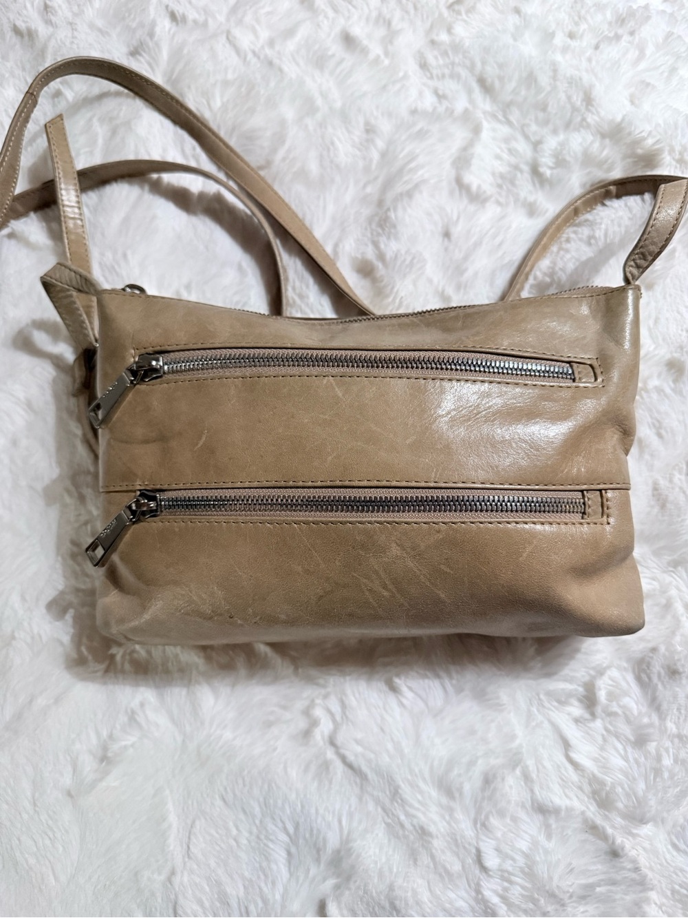 HOBO Tan Crossbody Bag